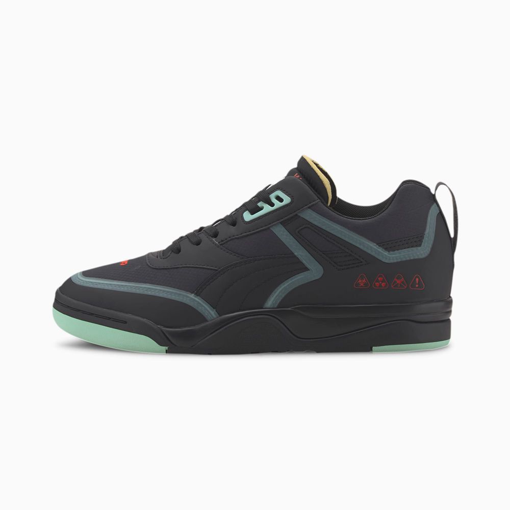 Puma Palace Guard Er.ror Férfi Kosárlabda Cipő - Fekete/Zöld/Piros ( Hungary - SWCNI3928 )